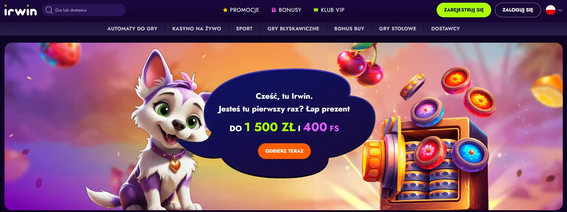Strona główna Irwin Casino